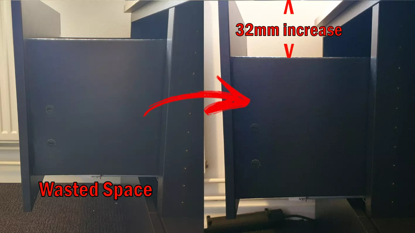 Drill Guide - Ikea BESTA front 3D print model