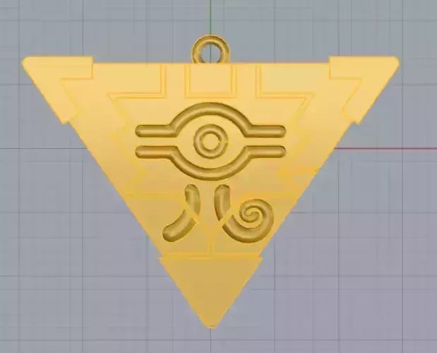 eye of horus pendant triangle