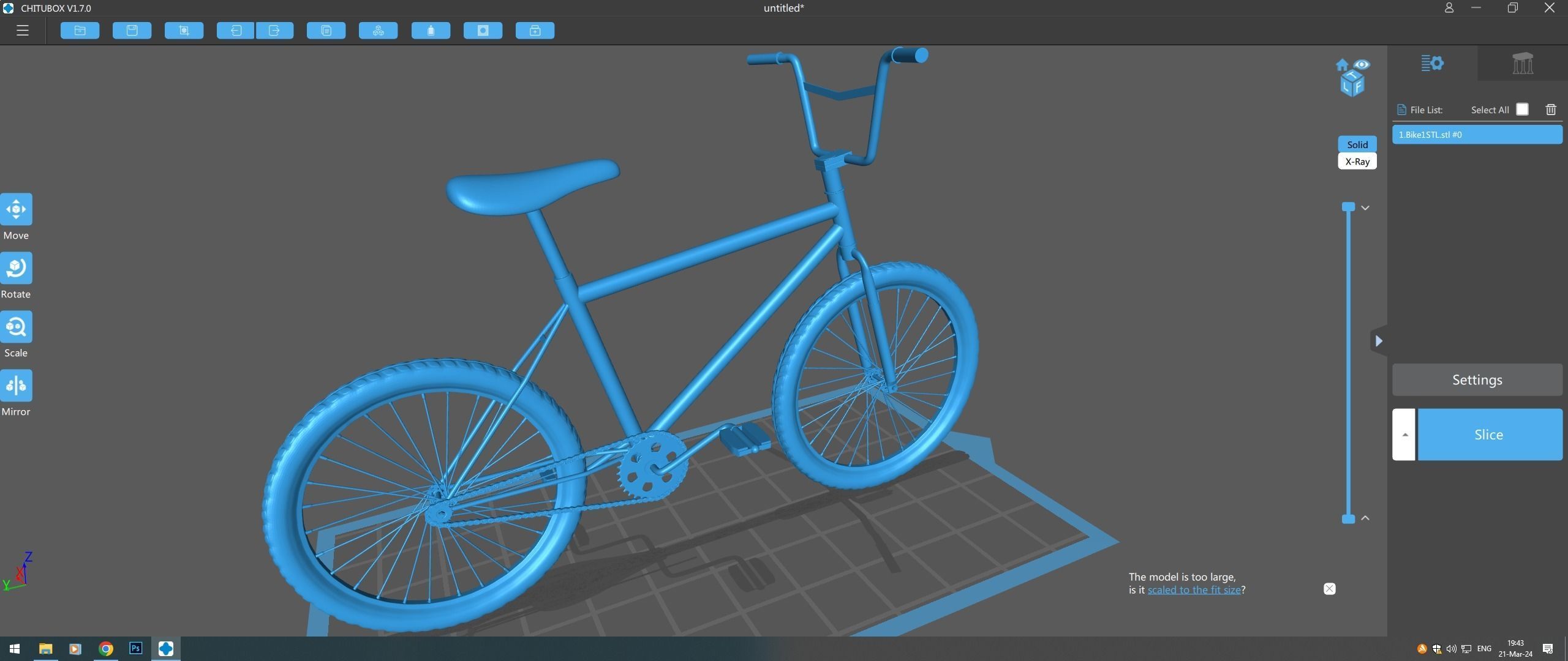 Two low poly bikes Low-poly 3D model_10