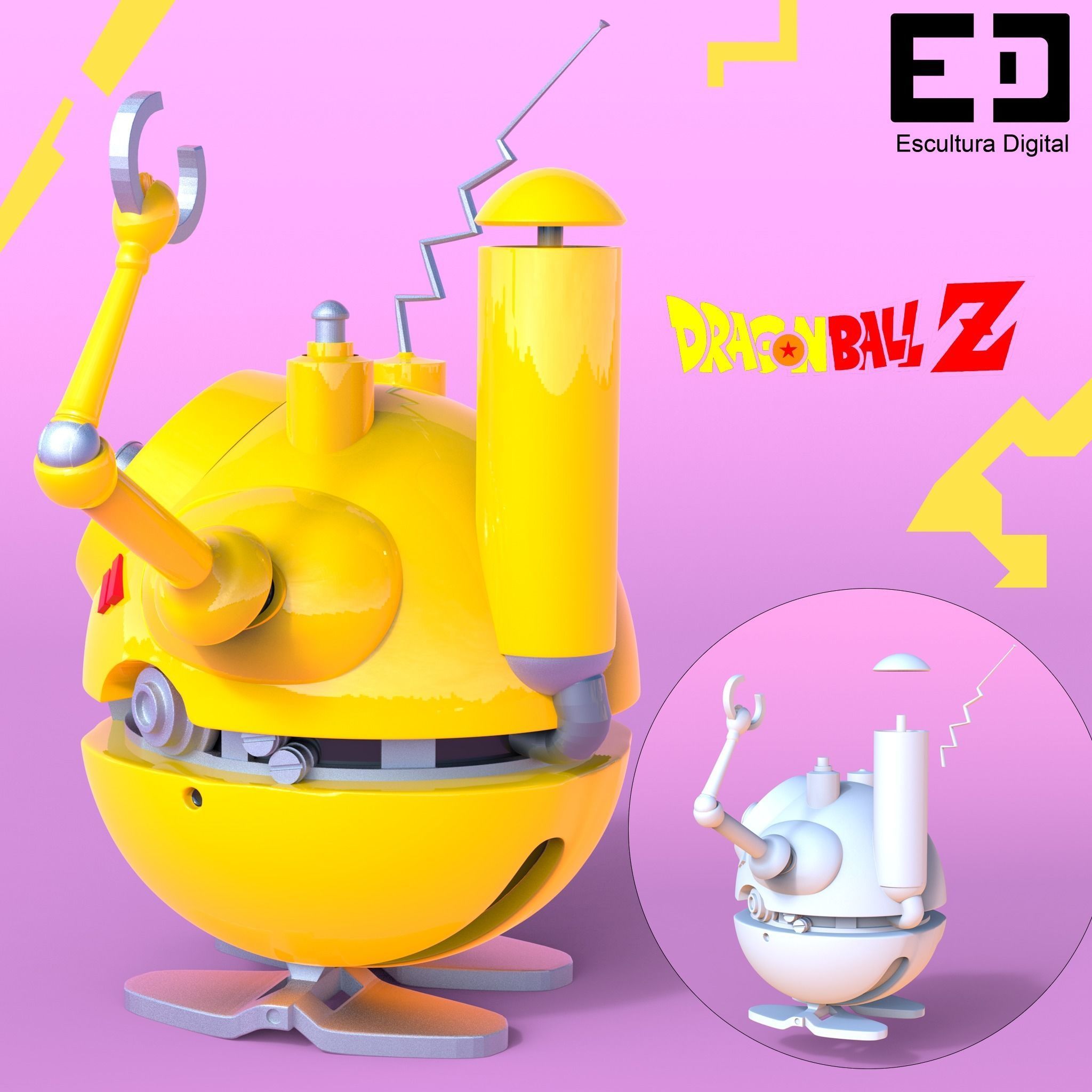 Mister  Robot 3D print model_3