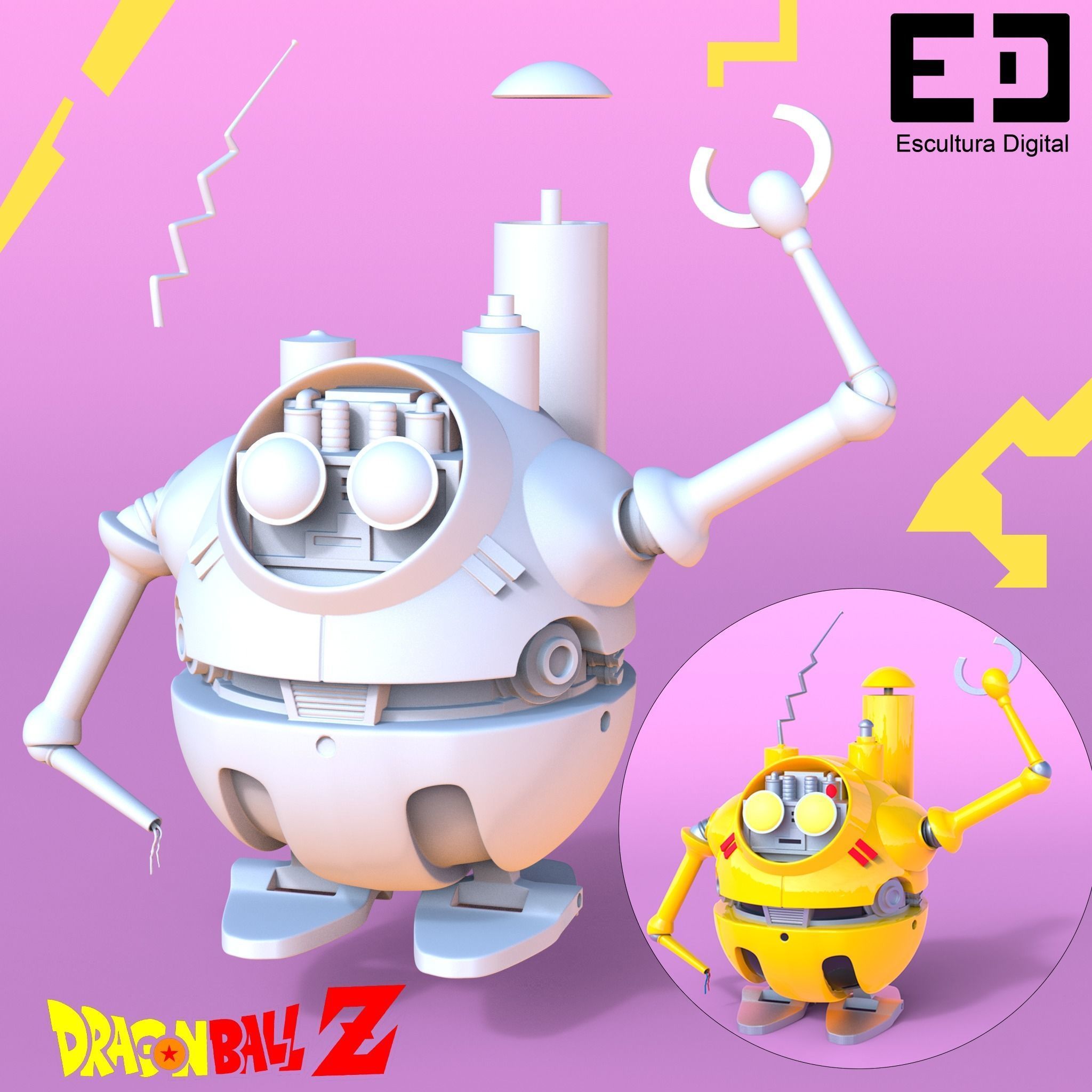 Mister  Robot 3D print model_2