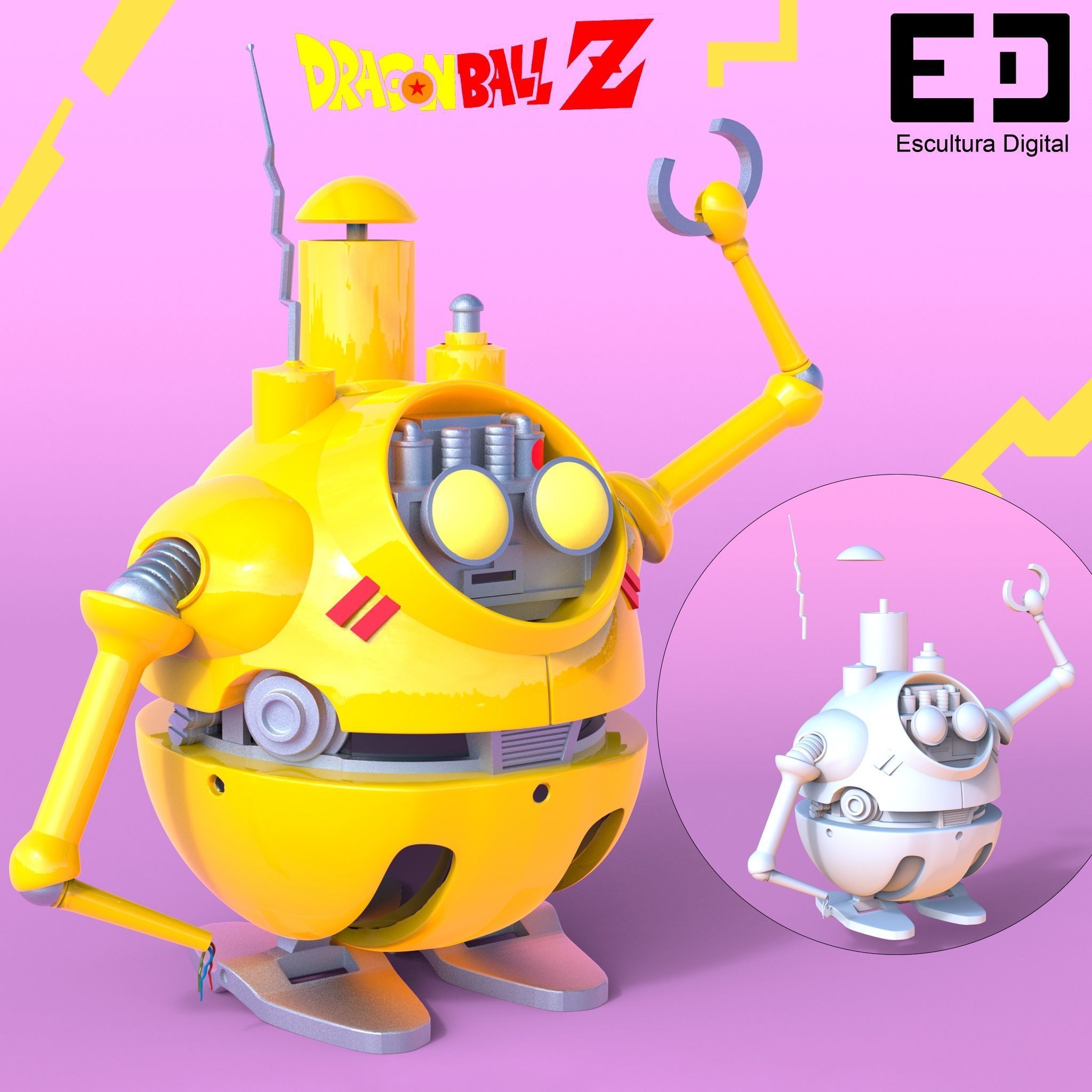 Mister  Robot 3D print model_7