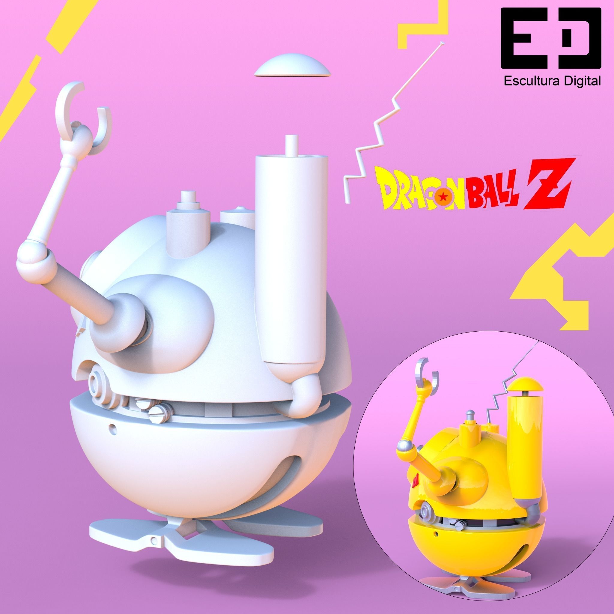 Mister  Robot 3D print model_4