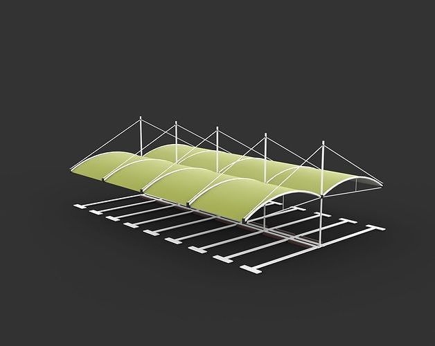 Parking Shelter 3D model