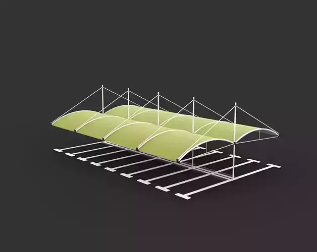 Parking Shelter 3D model