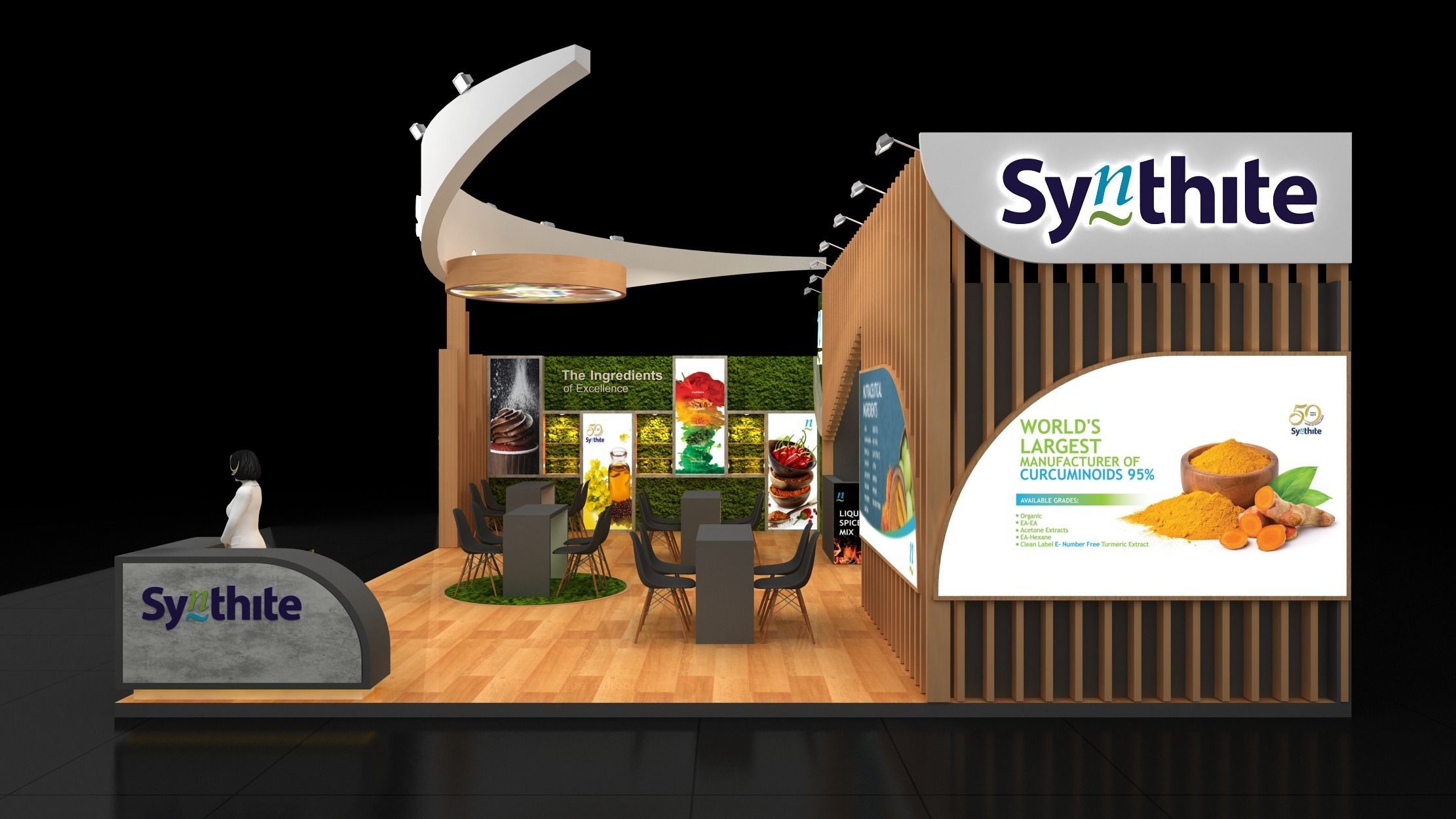 10mtr x 9mtr  2side open exhibition Model 3D print model_3