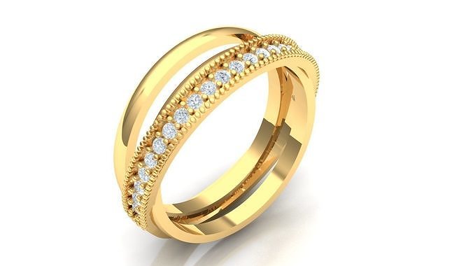 Anillo Triple 3D print model