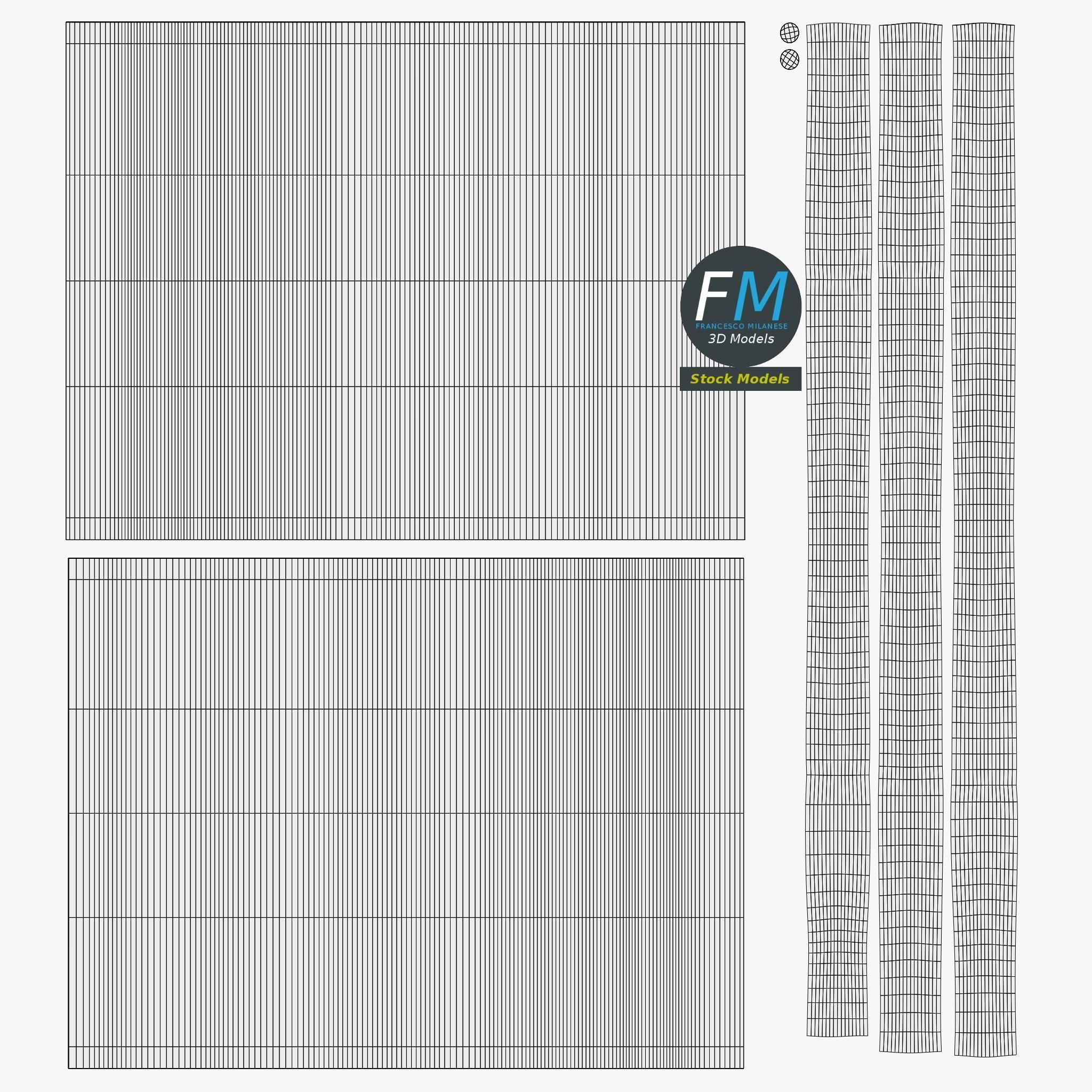 Rolled up paper scroll 3D model_11