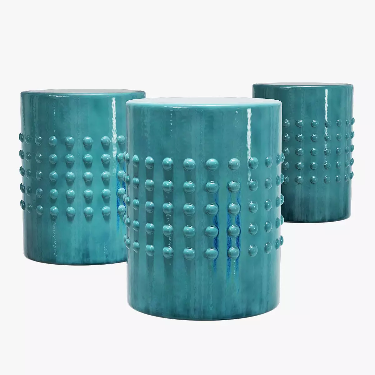 Latitude run still stud garden stool 3D model_0