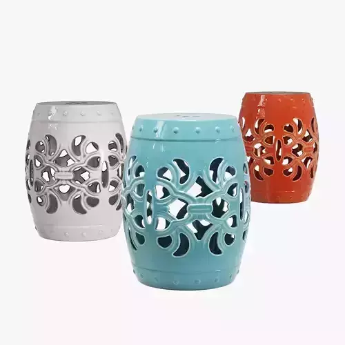 Mercury row donofrio garden stool 3D model