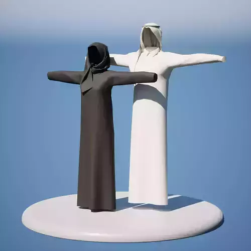 Traditional Saudi Arabian Clothes - Male and Female