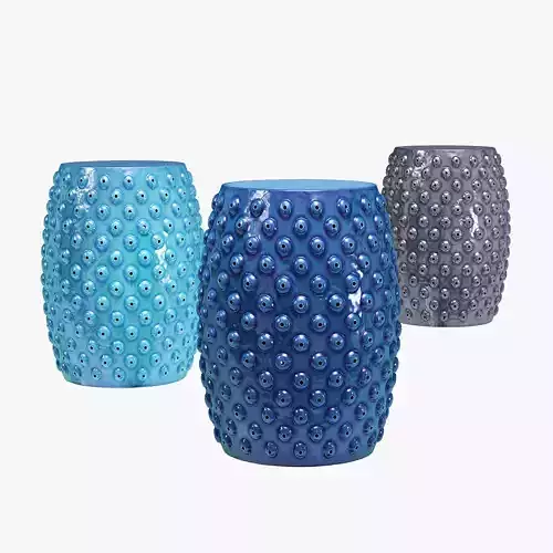 Mistana hoddesd drum ceramic garden stool