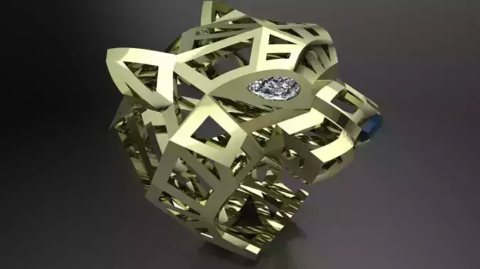 Tiger Leopard Ring 18