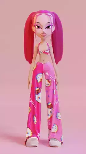 Ensemble Hello Kitty 3D model