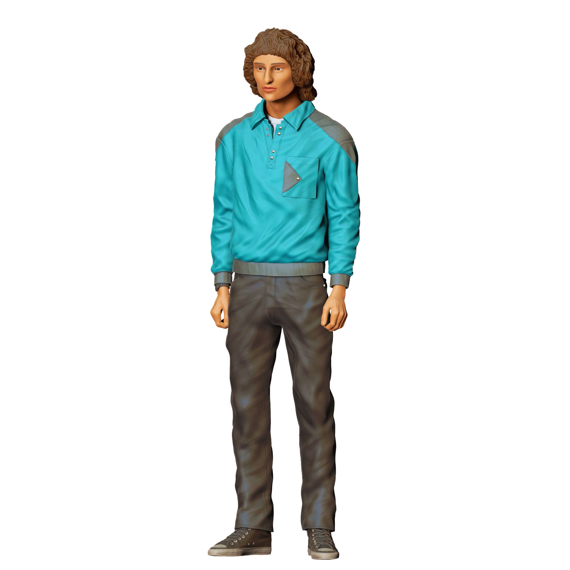 N3 Stranger Things Finn Wolfhard Mike Wheeler 3D print model_23