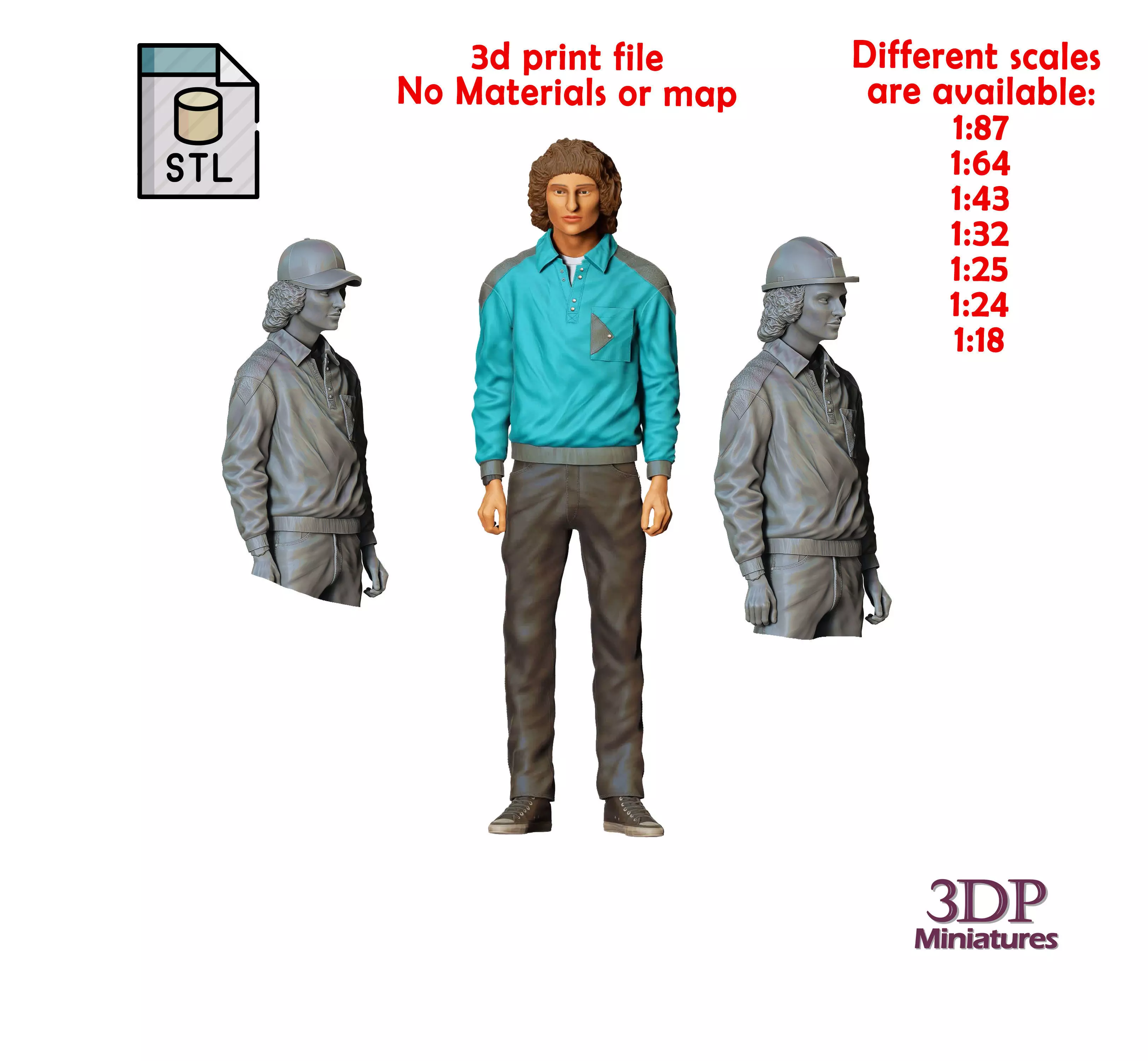 N3 Stranger Things Finn Wolfhard Mike Wheeler 3D print model_0