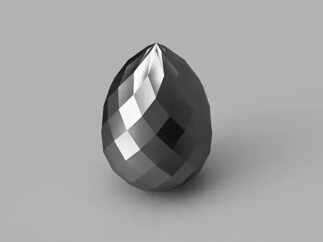 Easter Egg Diamond Crystal Stone