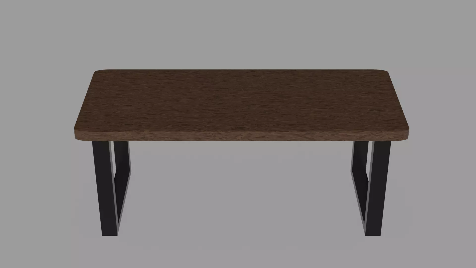 Modern Table Low-poly 3D model_0
