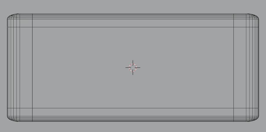 Modern Table Low-poly 3D model_8