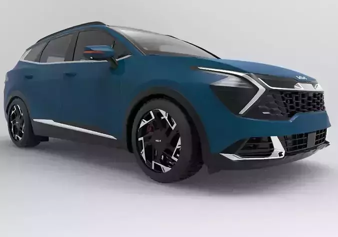 Kia Sportage 2022 Interior 3D model