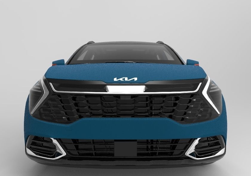 Kia Sportage 2022 Interior 3D model_13