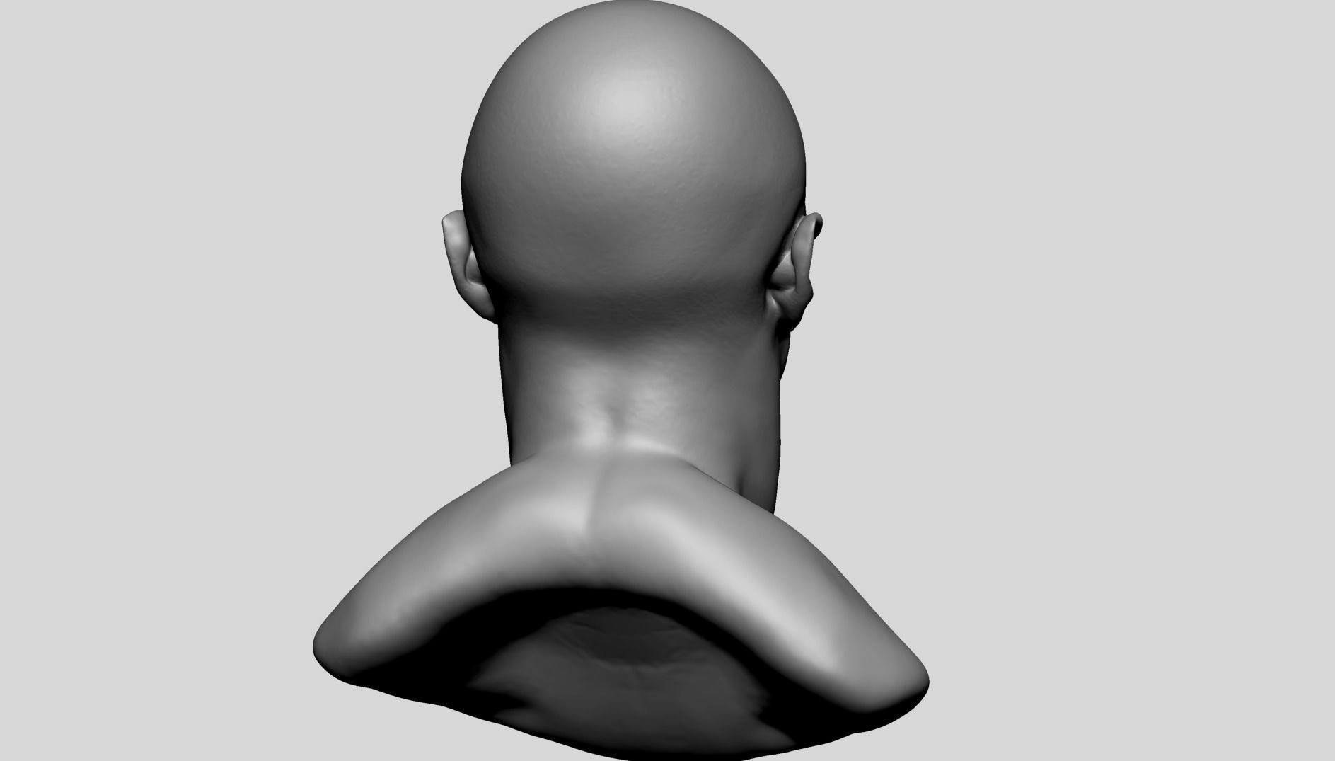 Creature Head T1 3D model_3