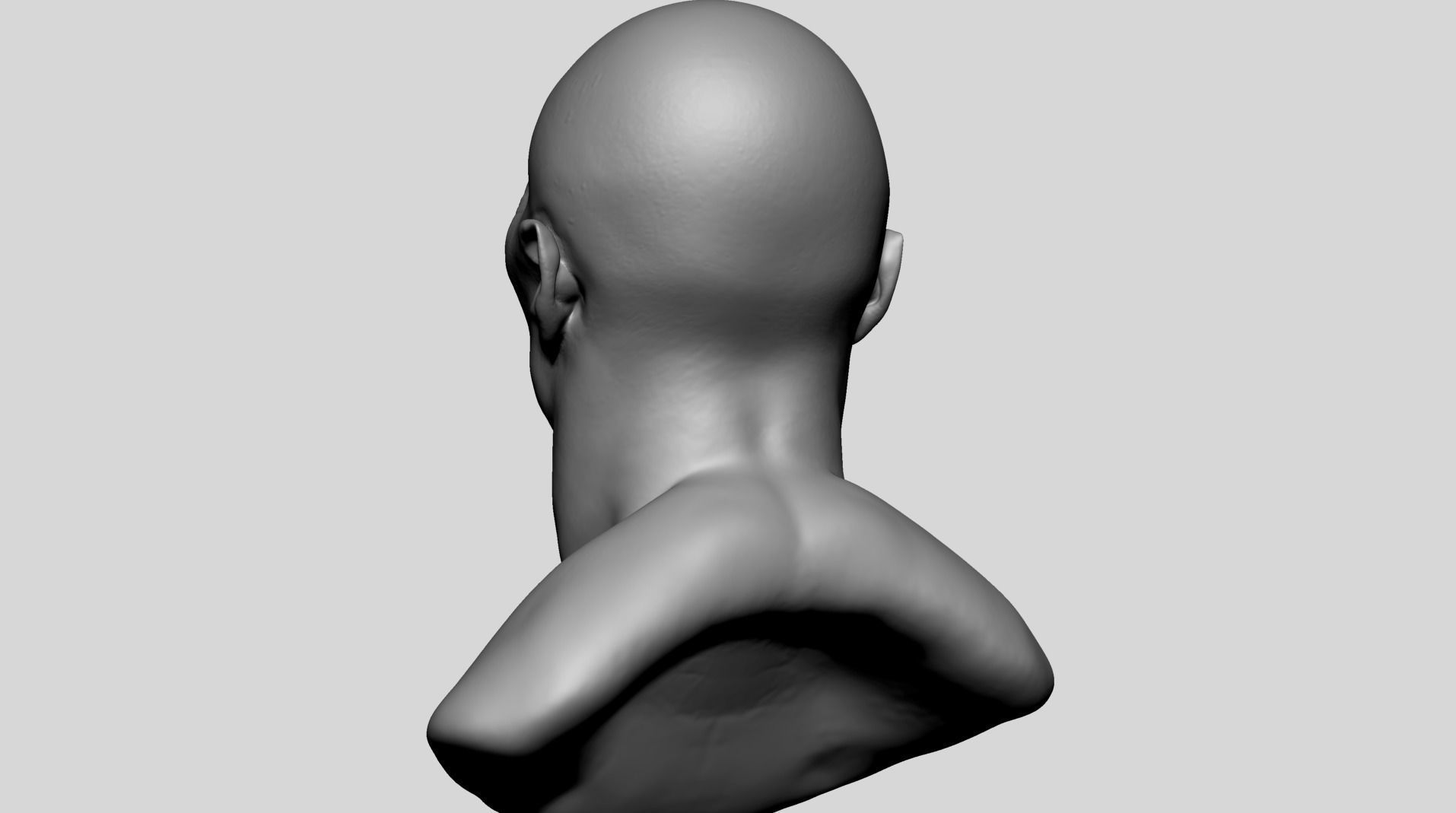 Creature Head T1 3D model_4