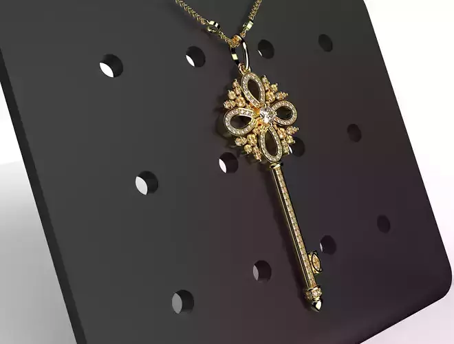 Tiffany key pendant