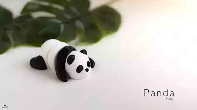 Articulated Baby Panda