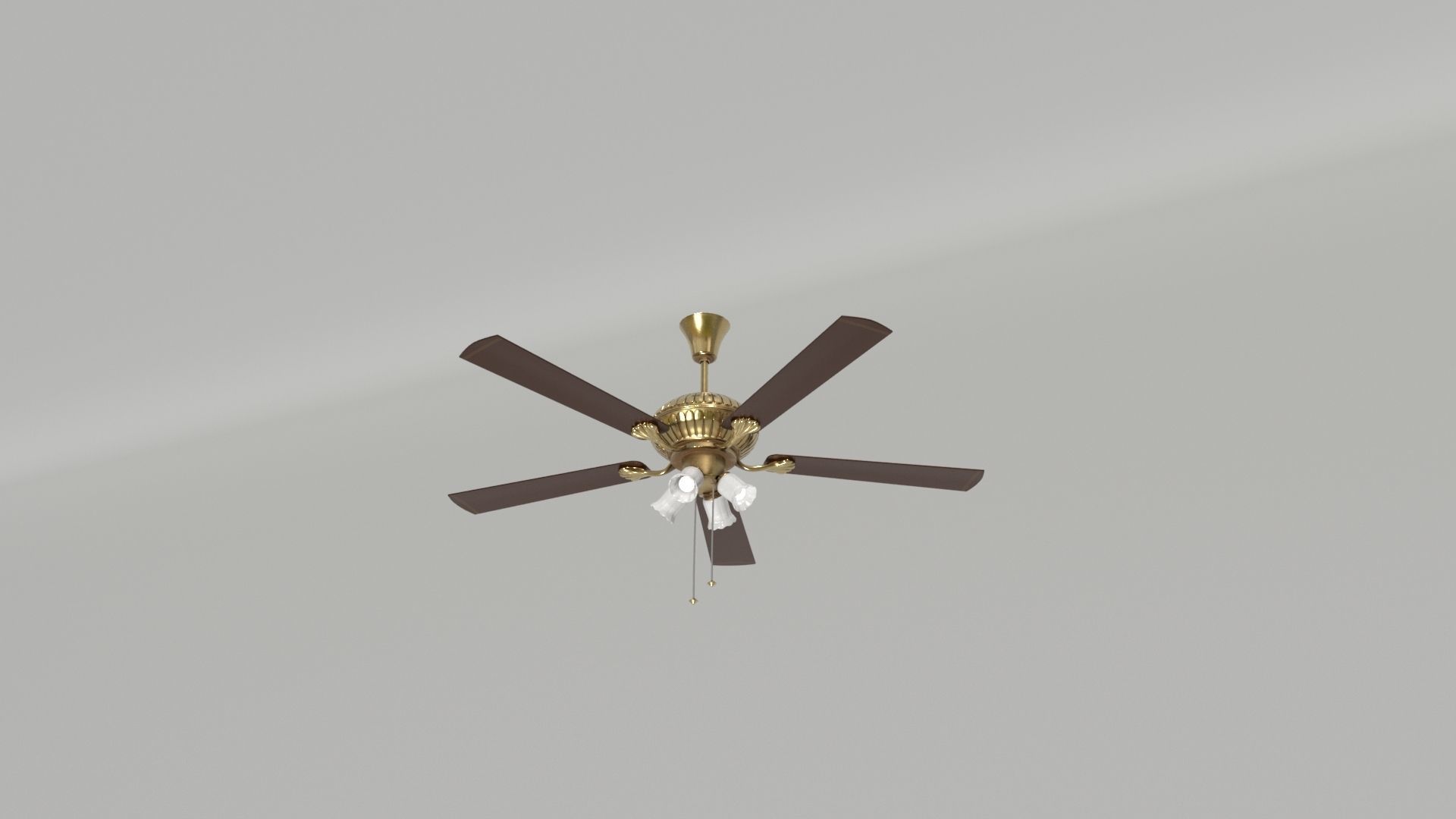 Ceiling Fan 08 Low-poly 3D model_6