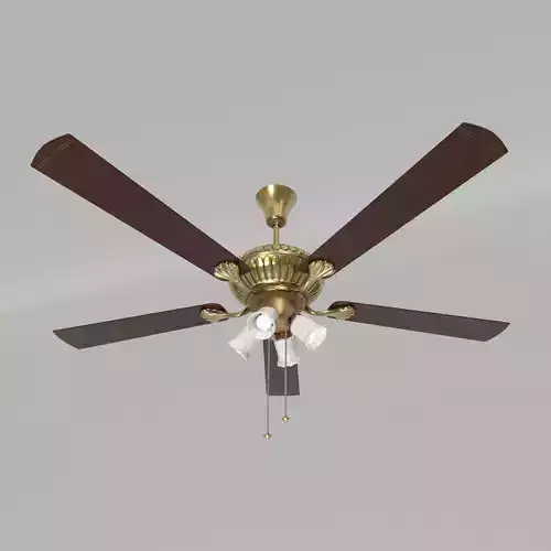 Ceiling Fan 08 Low-poly 3D model