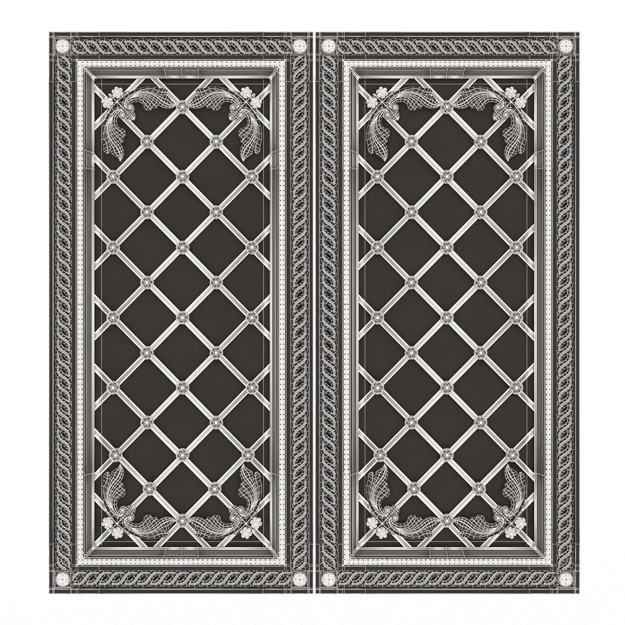 Backgammon Set Collection 02 Low-poly 3D model_48