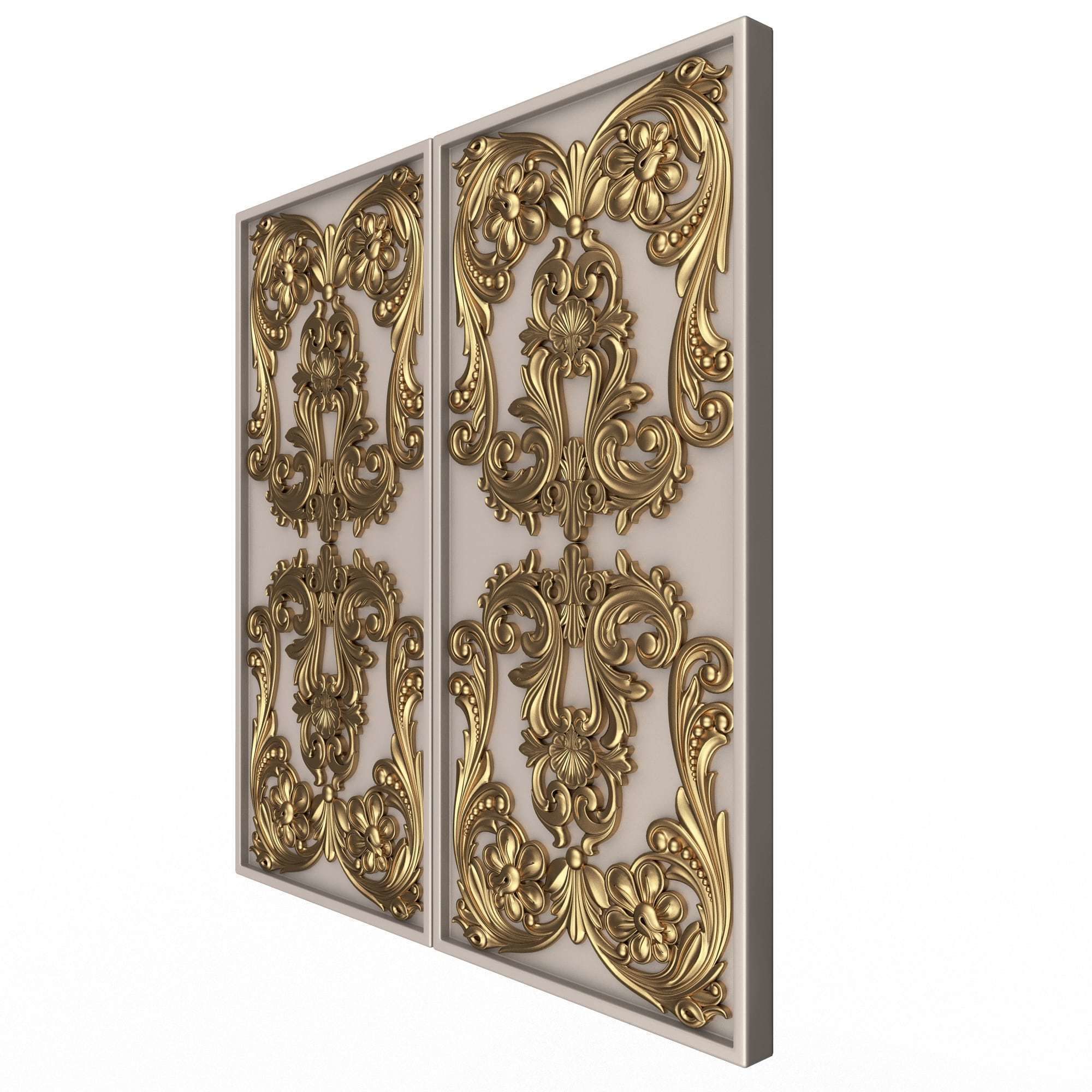 Backgammon Set Collection 02 Low-poly 3D model_15