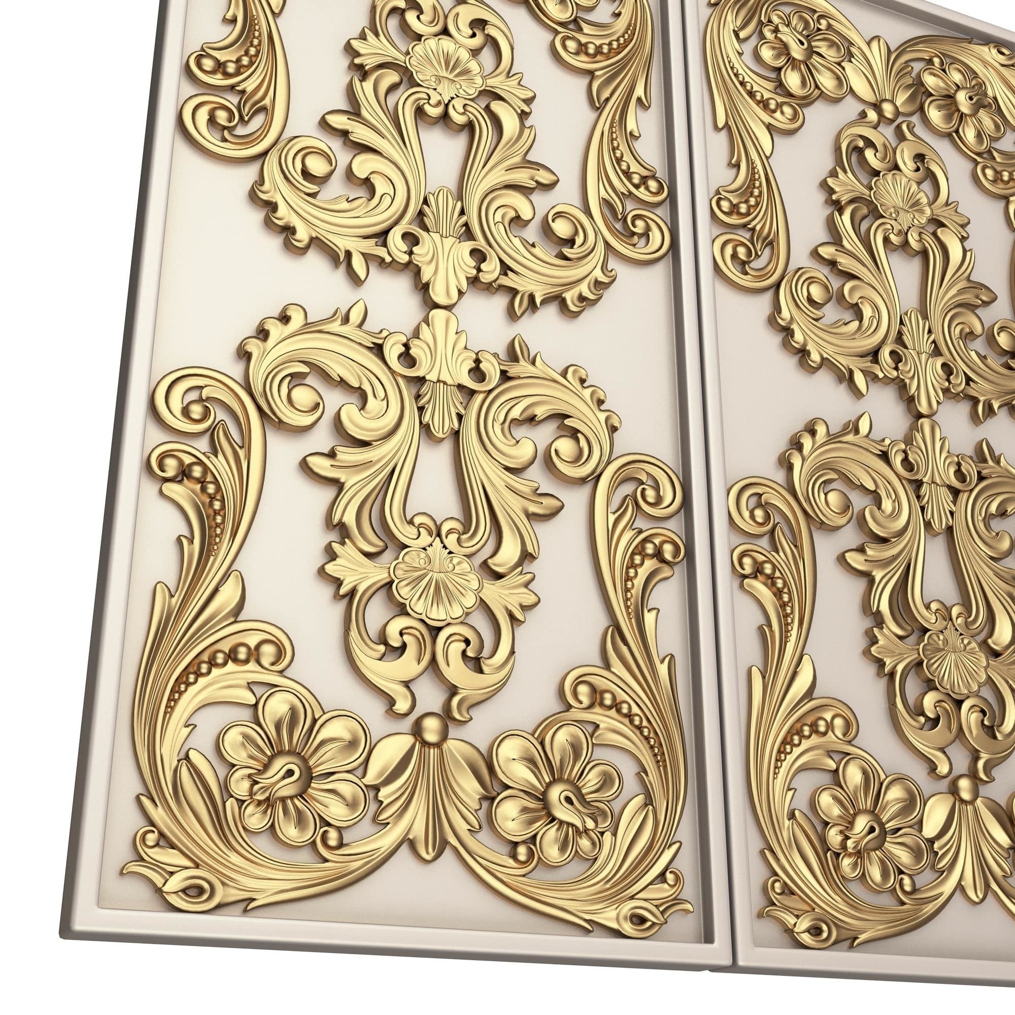 Backgammon Set Collection 02 Low-poly 3D model_16