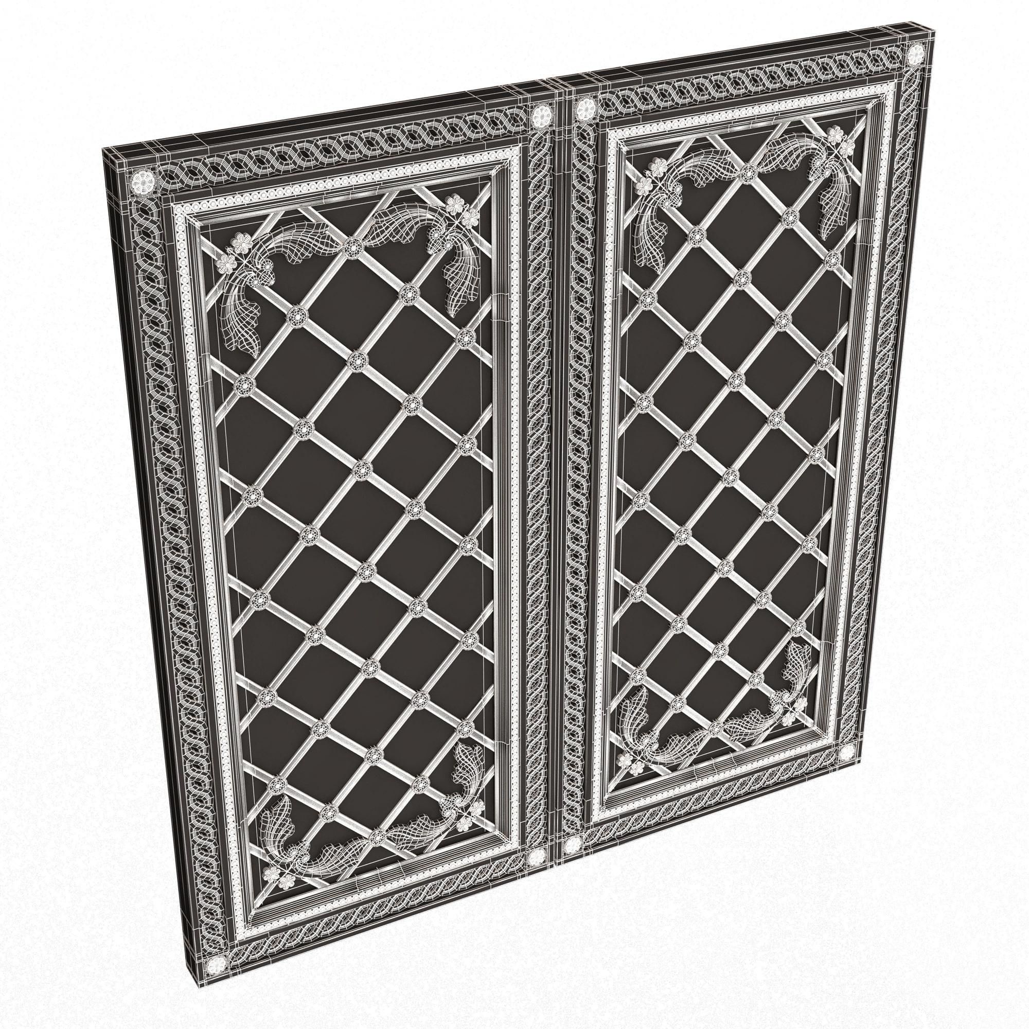 Backgammon Set Collection 02 Low-poly 3D model_49