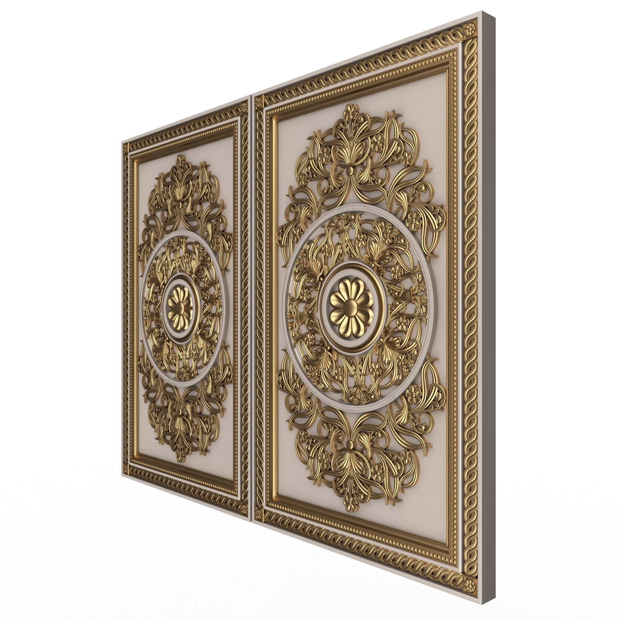 Backgammon Set Collection 02 Low-poly 3D model_24