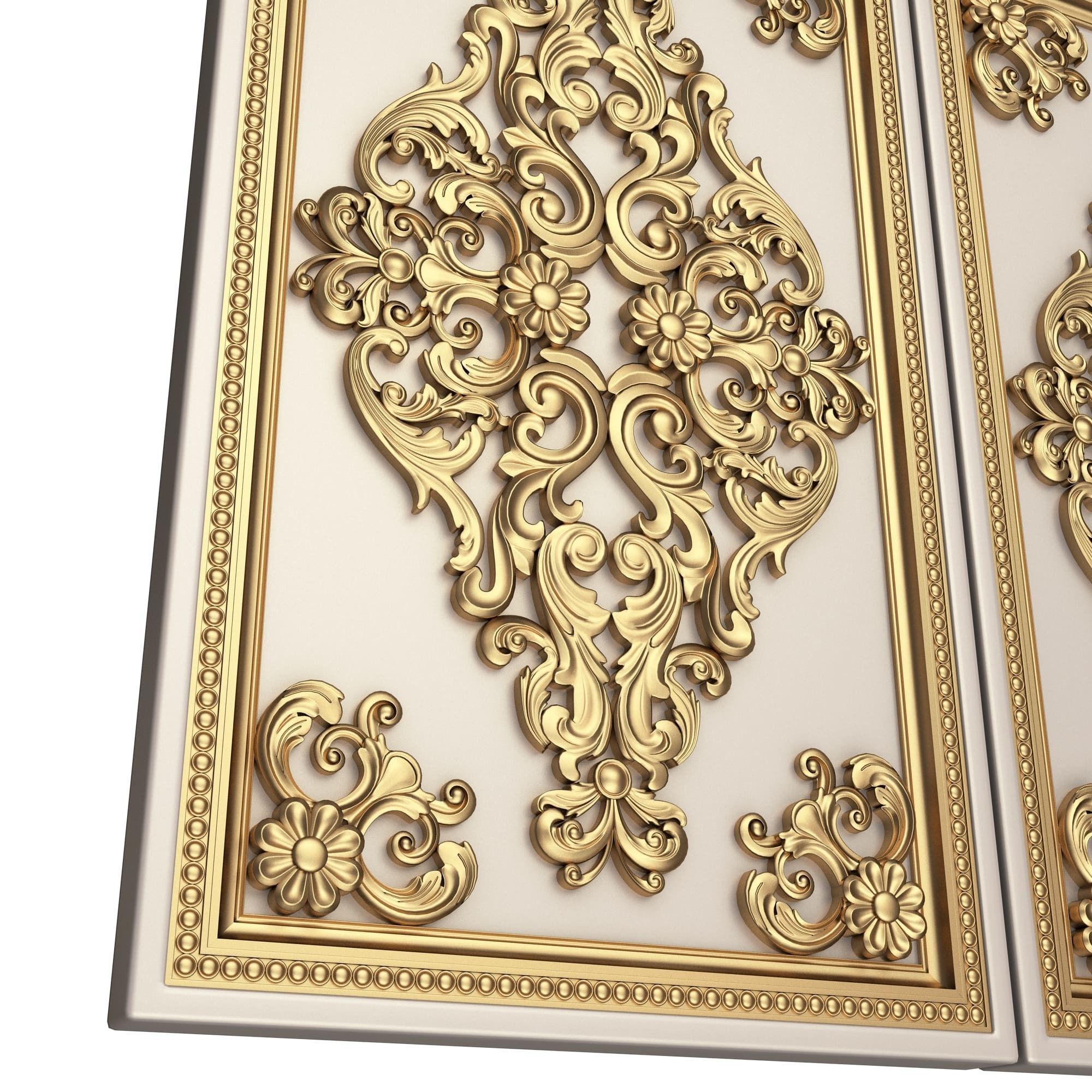 Backgammon Set Collection 02 Low-poly 3D model_3