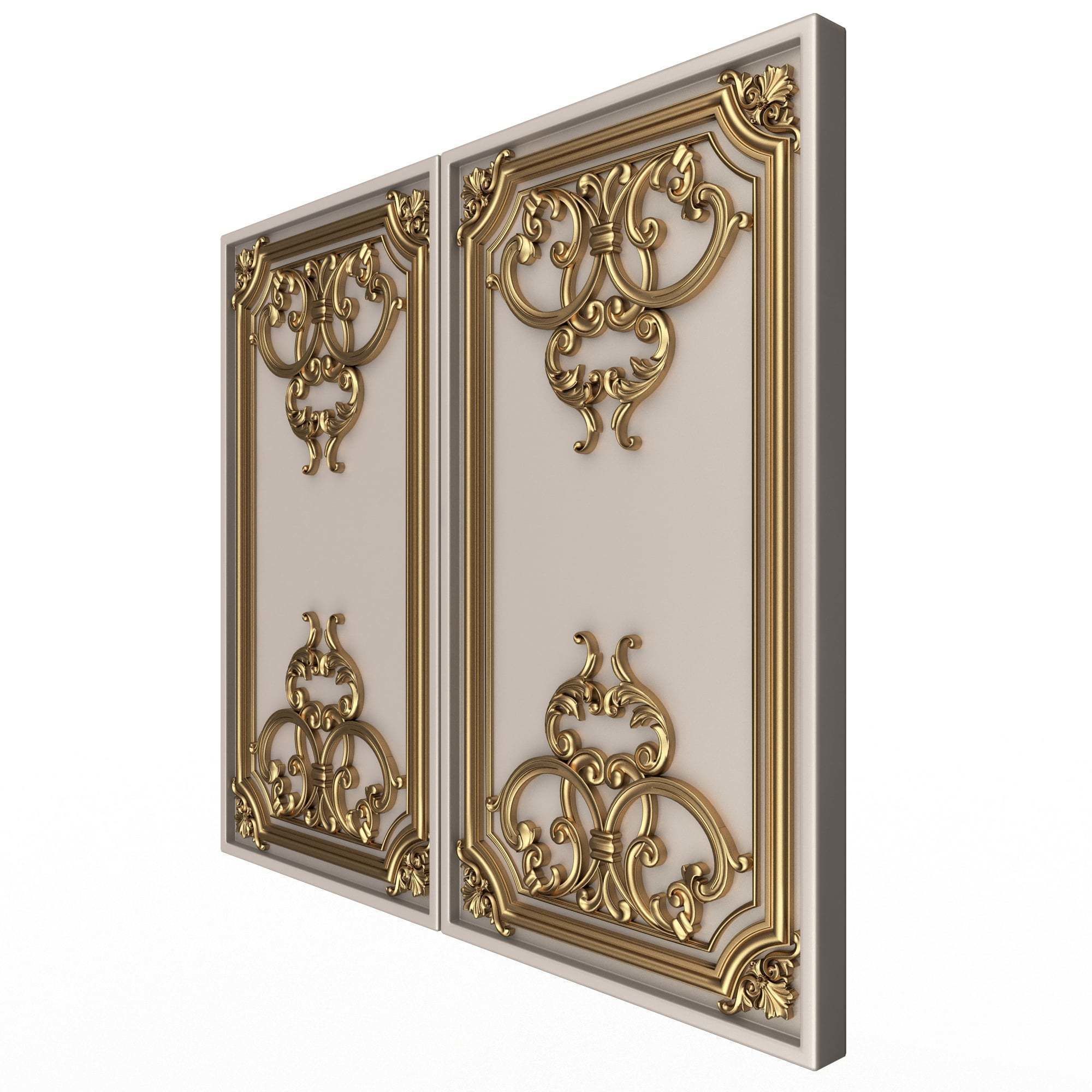 Backgammon Set Collection 02 Low-poly 3D model_28