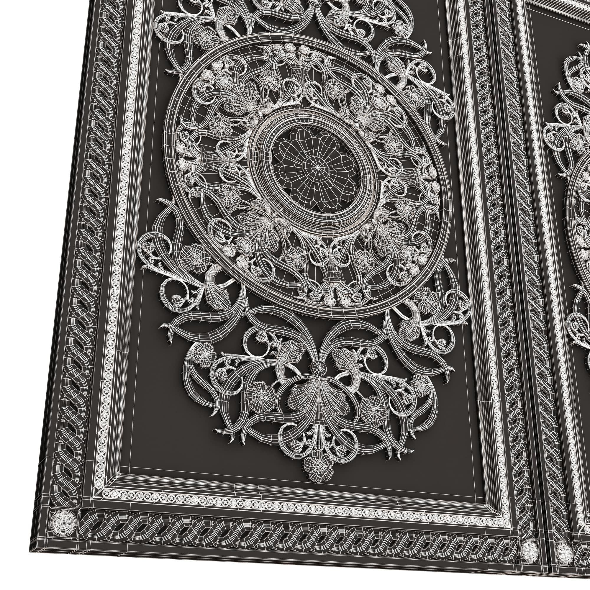 Backgammon Set Collection 02 Low-poly 3D model_77