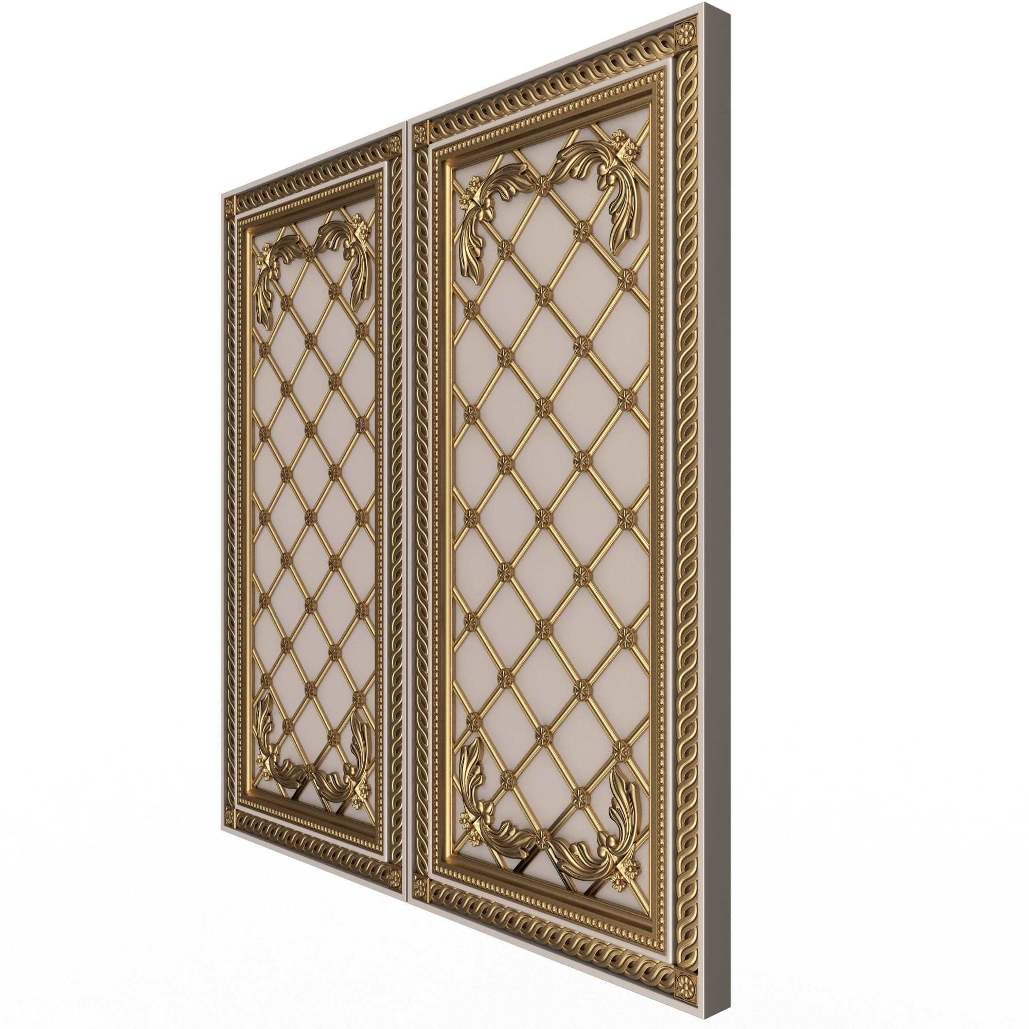 Backgammon Set Collection 02 Low-poly 3D model_8