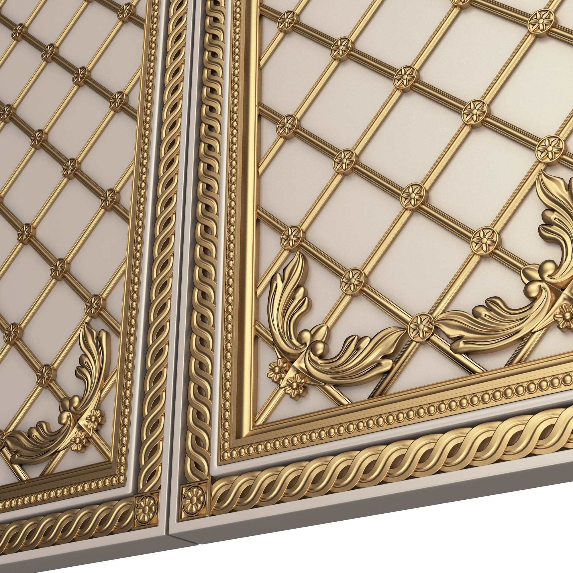 Backgammon Set Collection 02 Low-poly 3D model_10