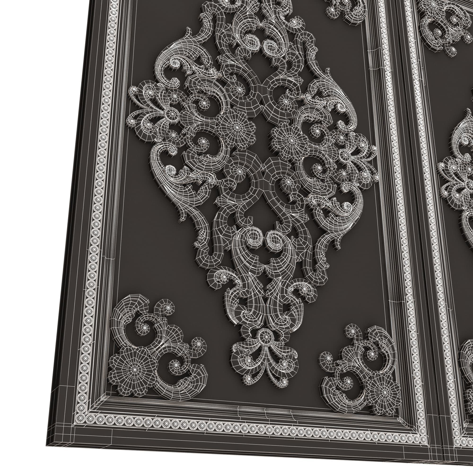 Backgammon Set Collection 02 Low-poly 3D model_45