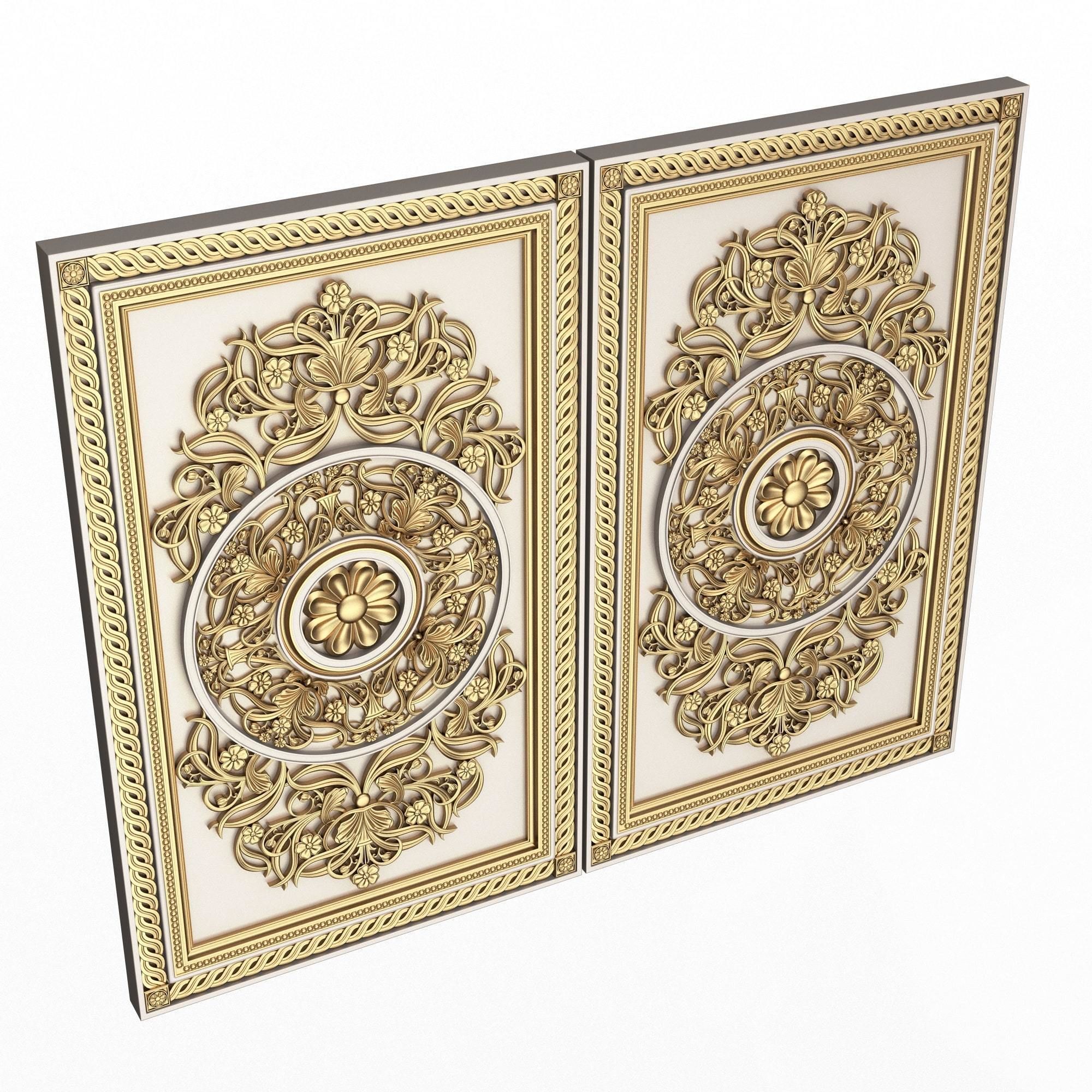 Backgammon Set Collection 02 Low-poly 3D model_13