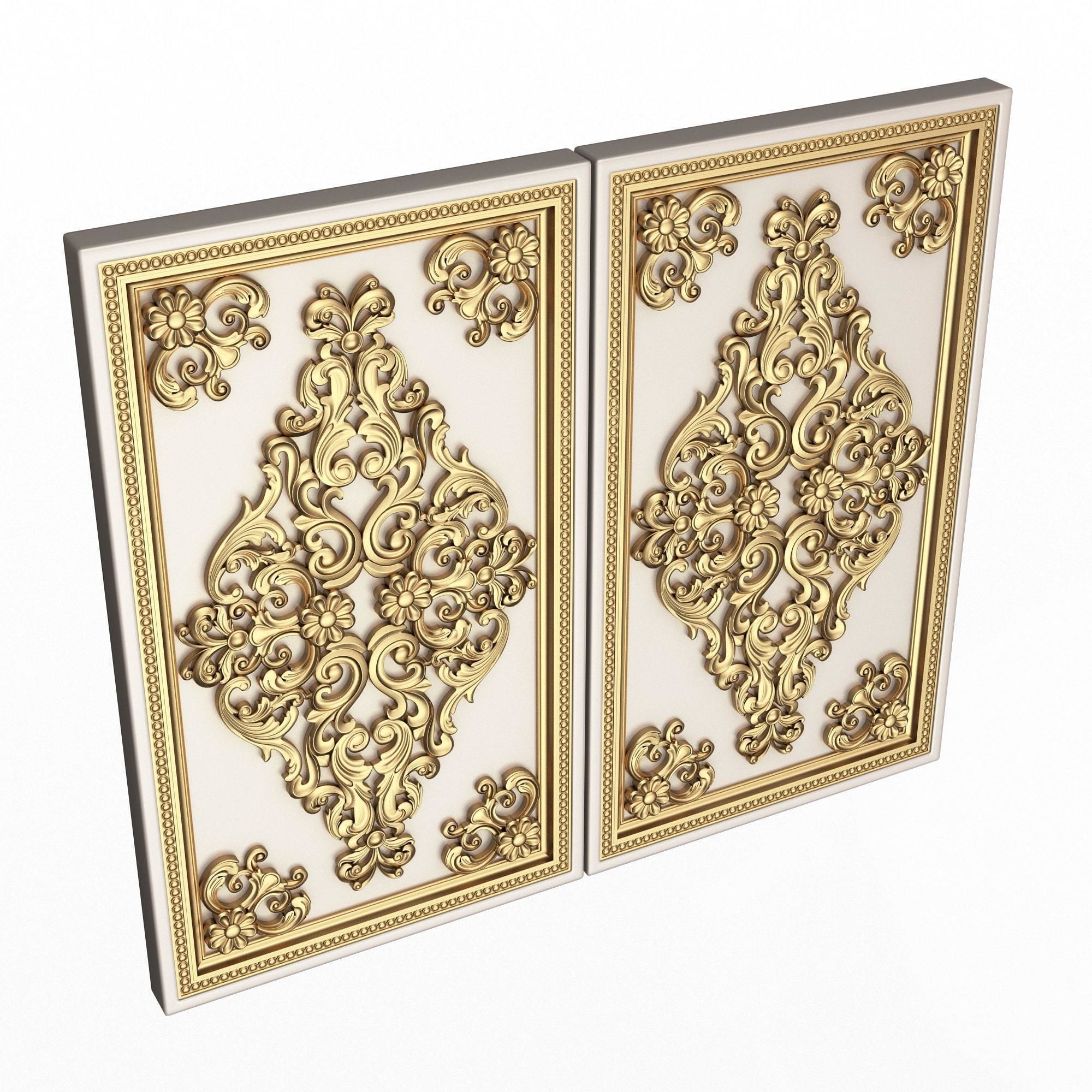 Backgammon Set Collection 02 Low-poly 3D model_42