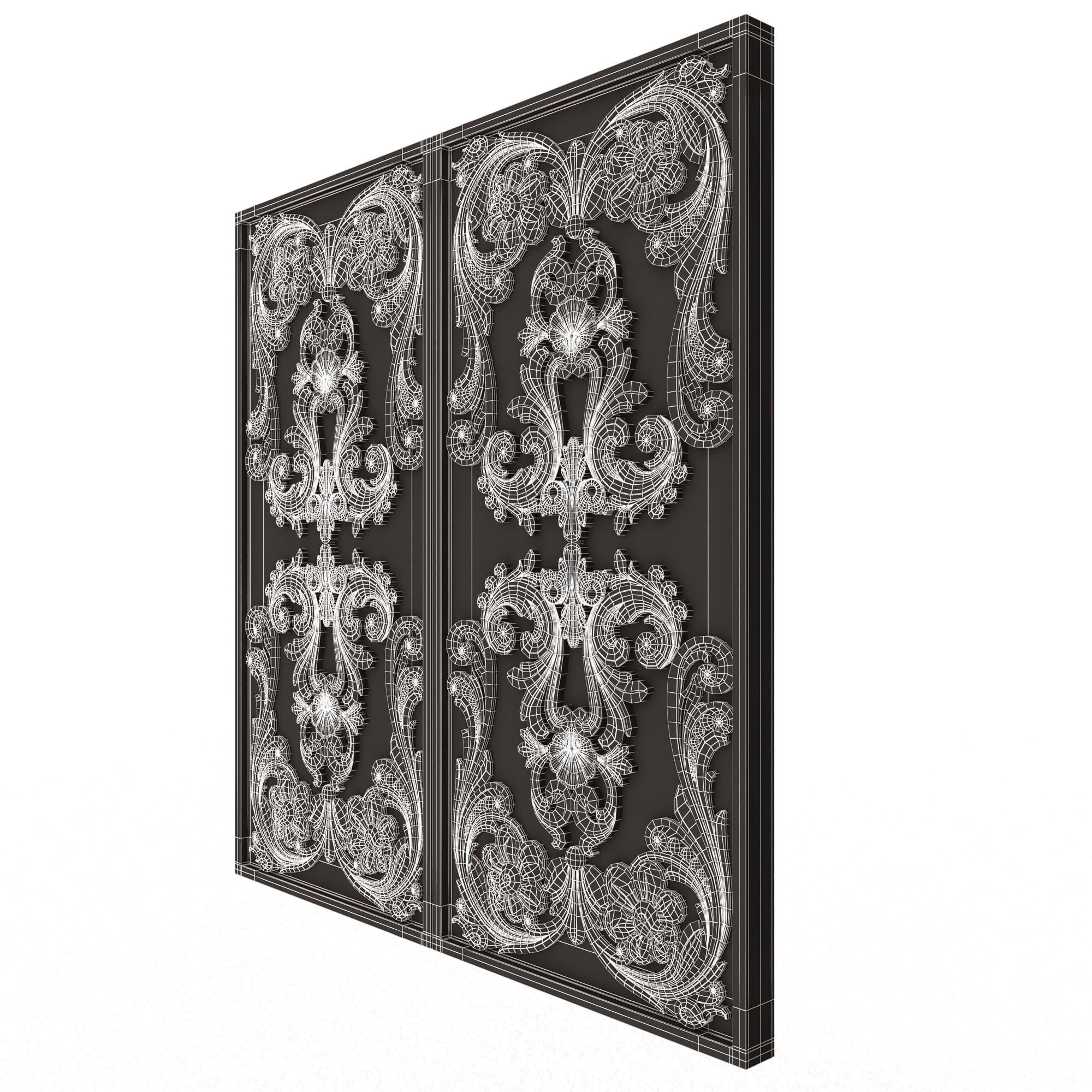 Backgammon Set Collection 02 Low-poly 3D model_57