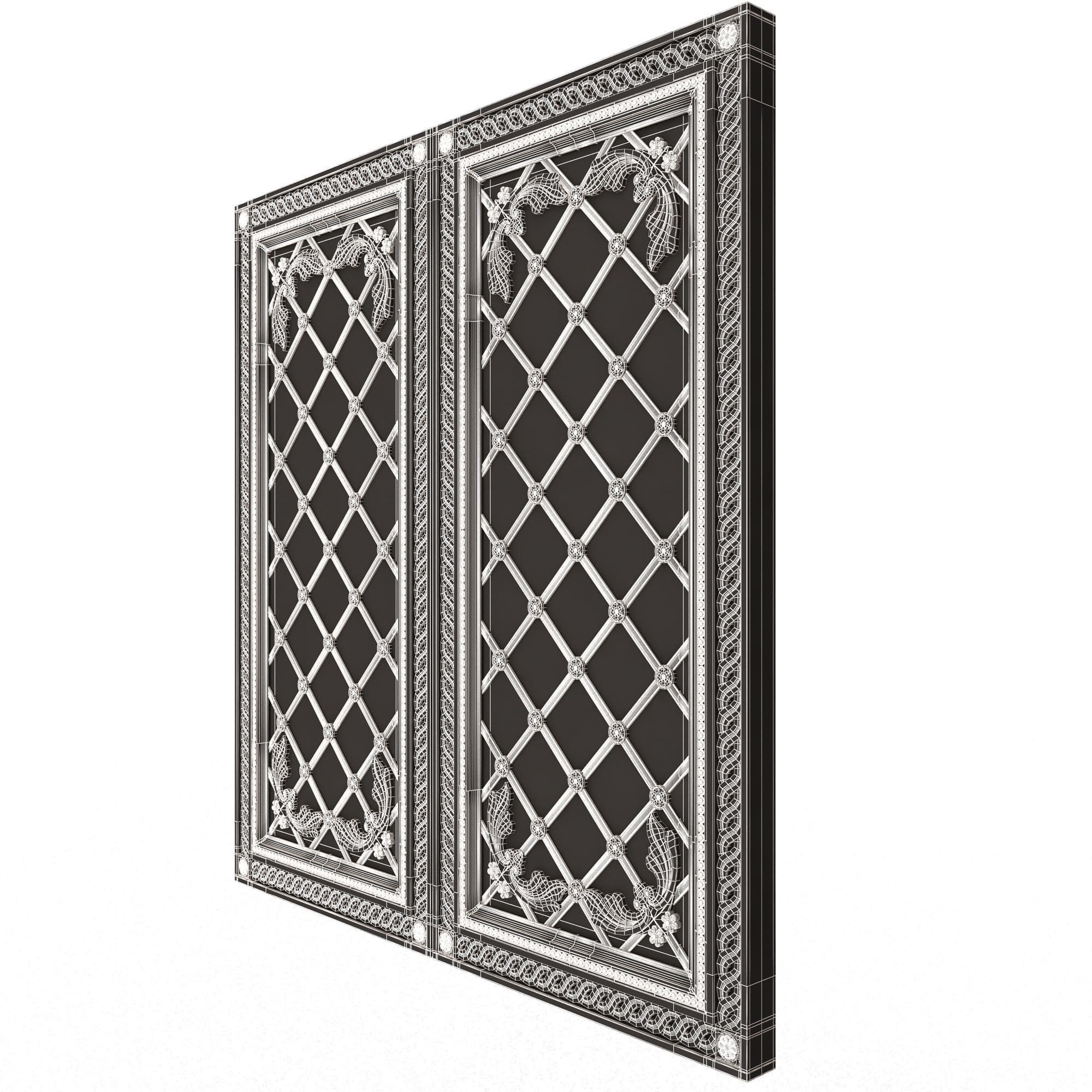 Backgammon Set Collection 02 Low-poly 3D model_50