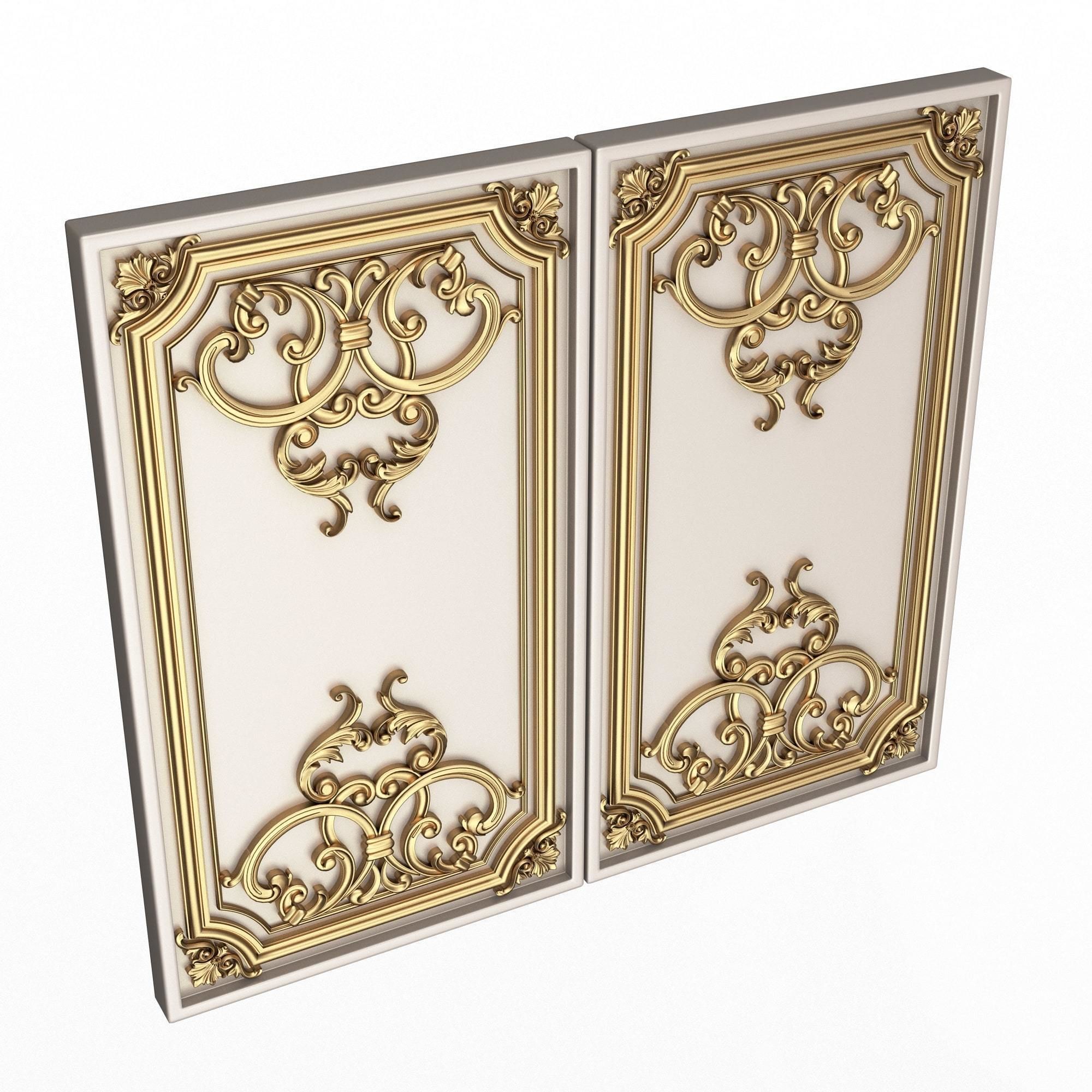 Backgammon Set Collection 02 Low-poly 3D model_27