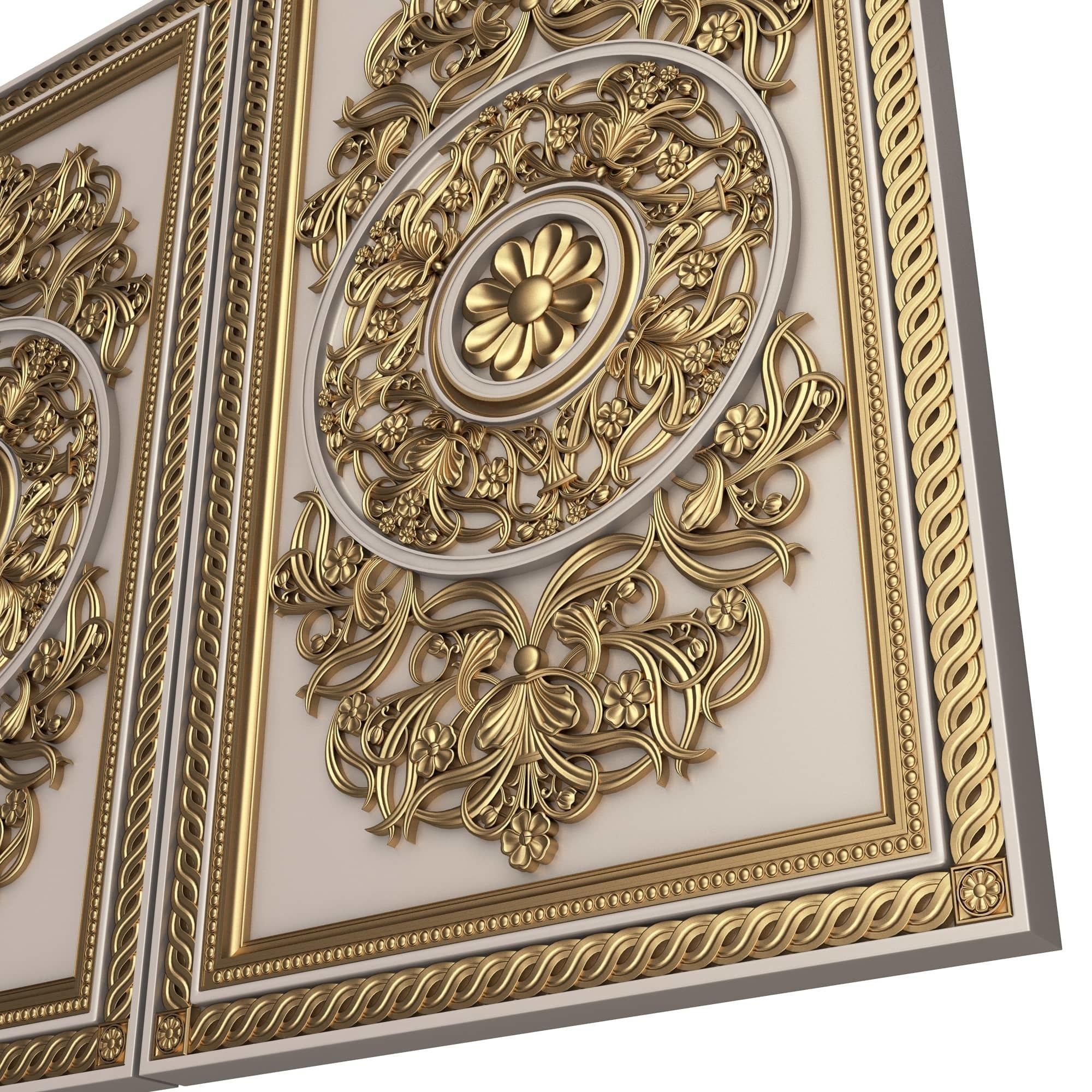 Backgammon Set Collection 02 Low-poly 3D model_39