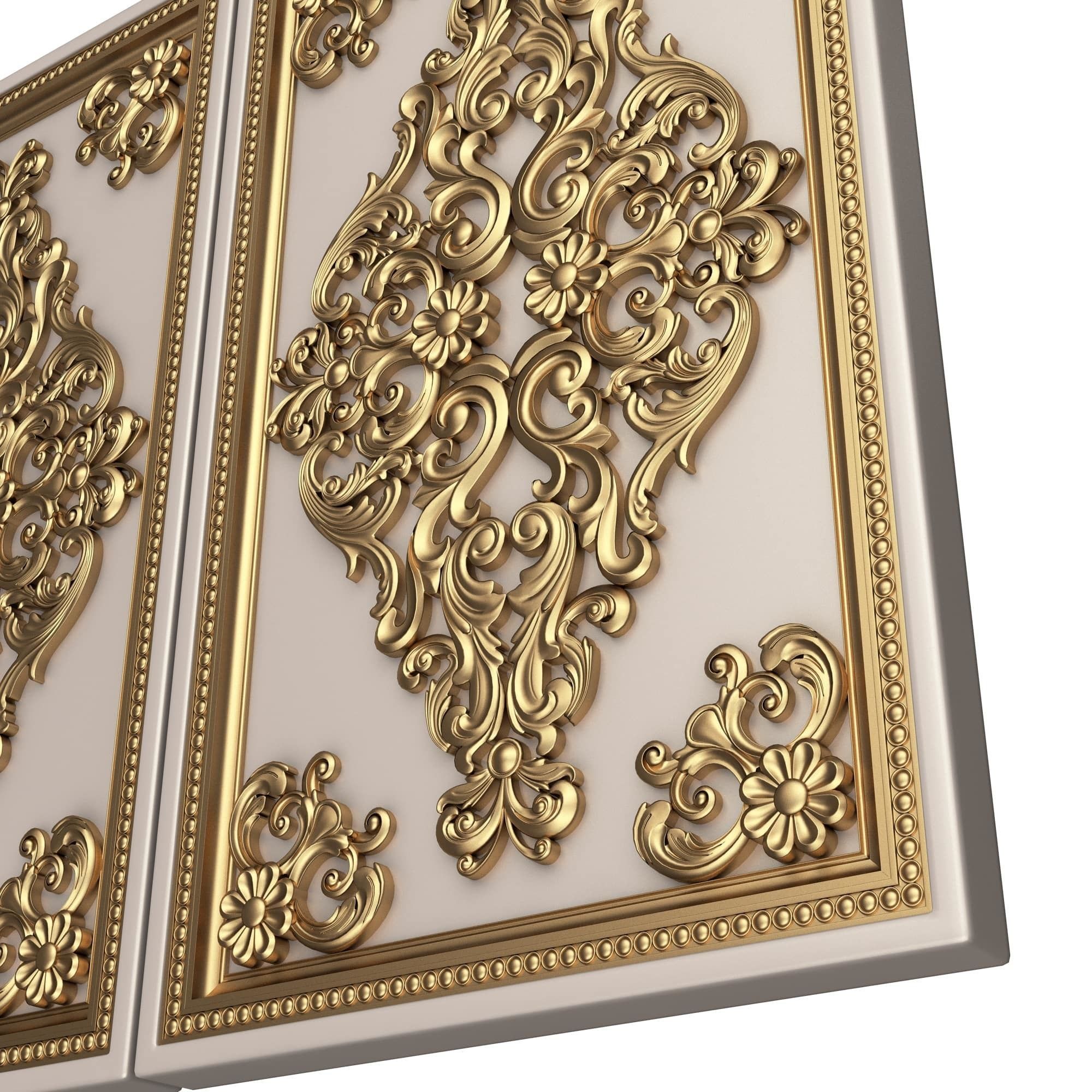 Backgammon Set Collection 02 Low-poly 3D model_4