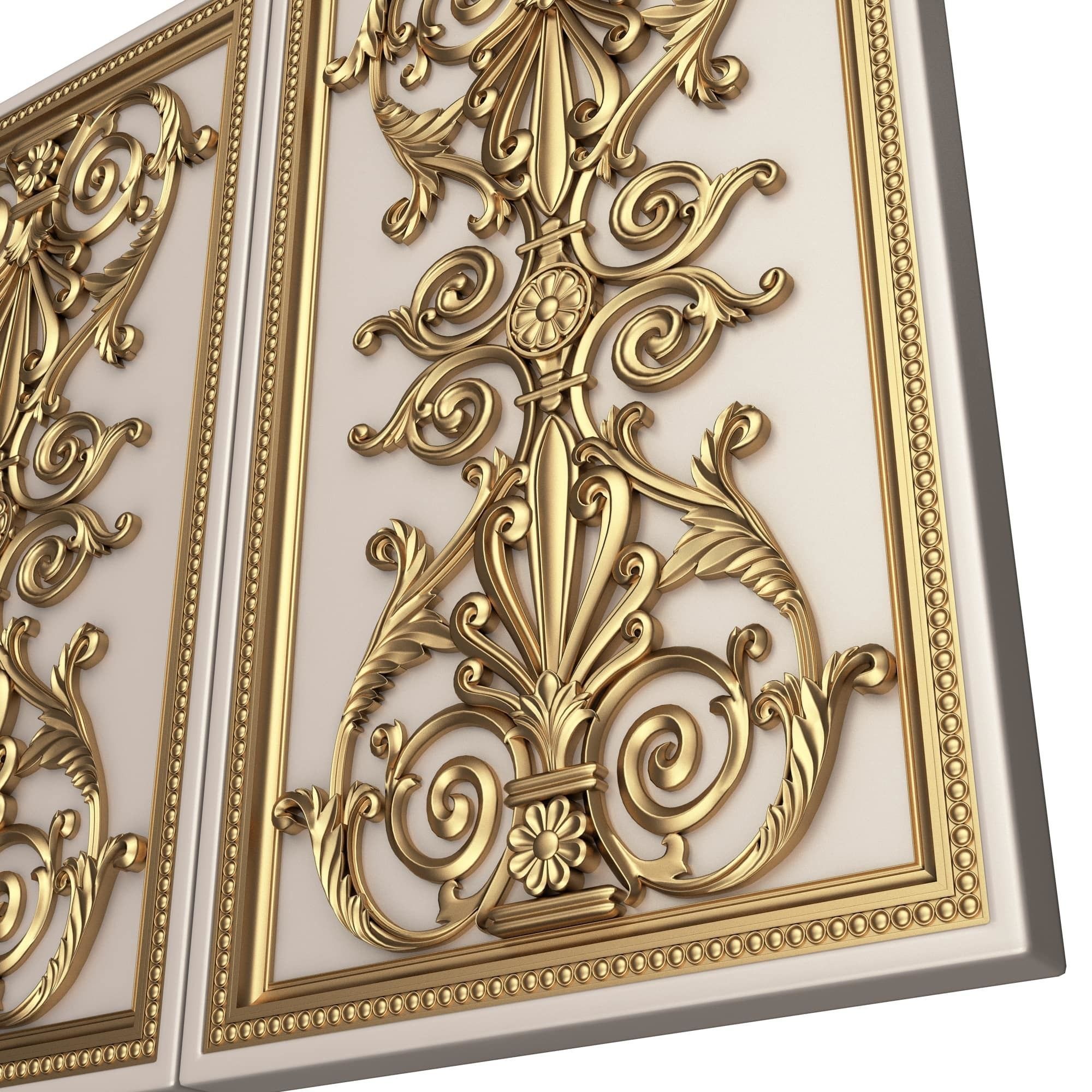 Backgammon Set Collection 02 Low-poly 3D model_23